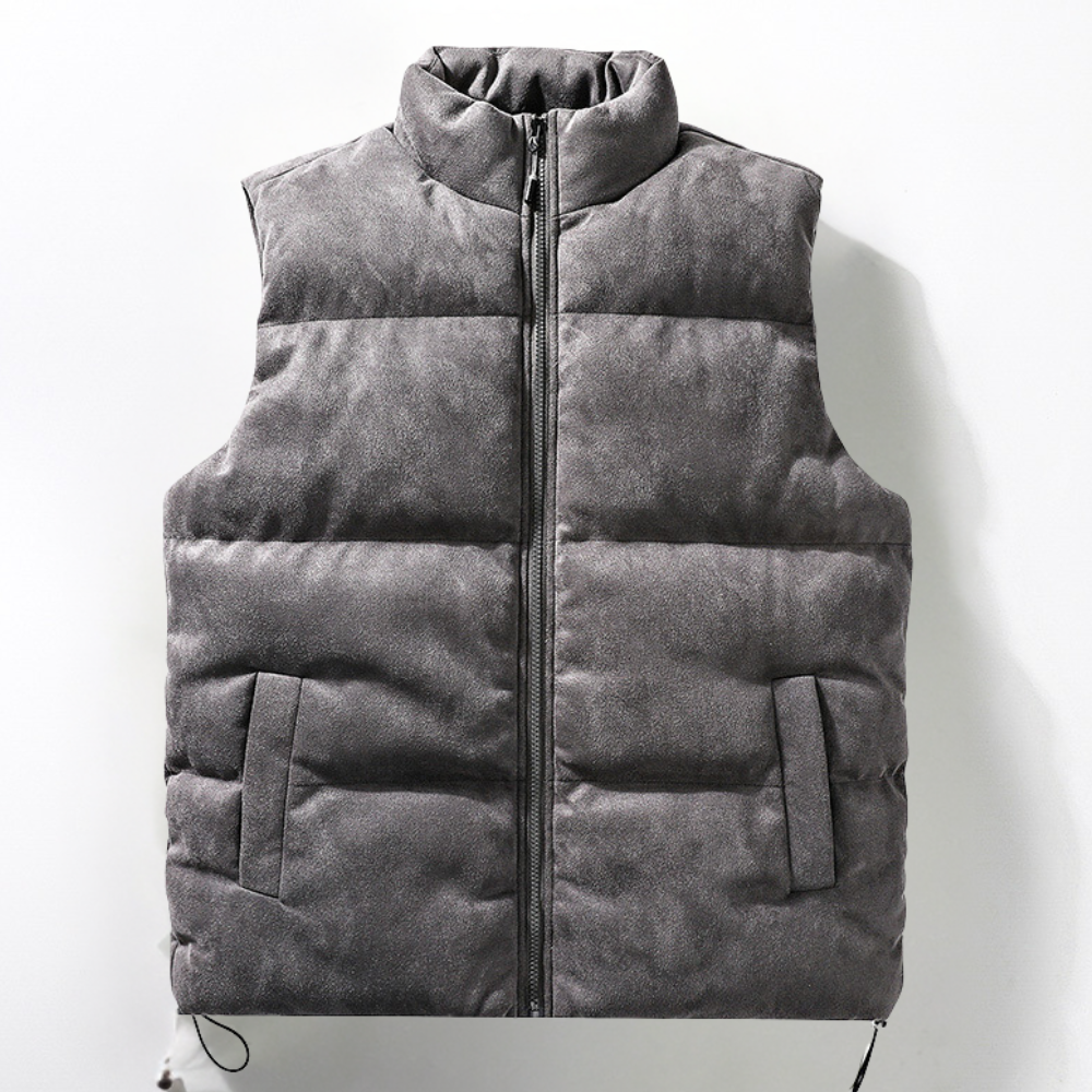 KAWIKA - Stilvolle ärmellose Strickjacke für den modernen Mann