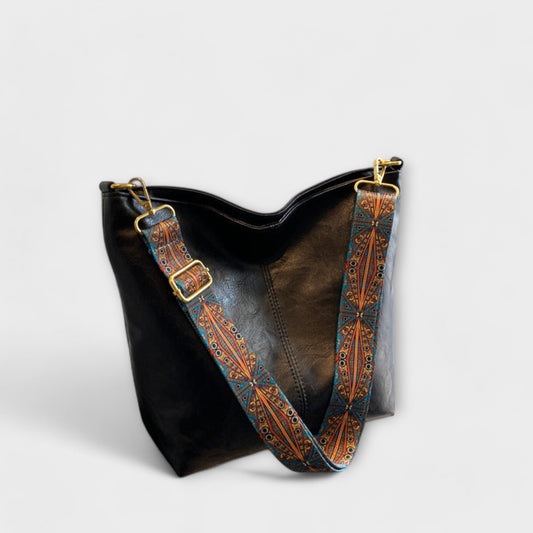 Lora. - Elegante Vintage-Handtasche