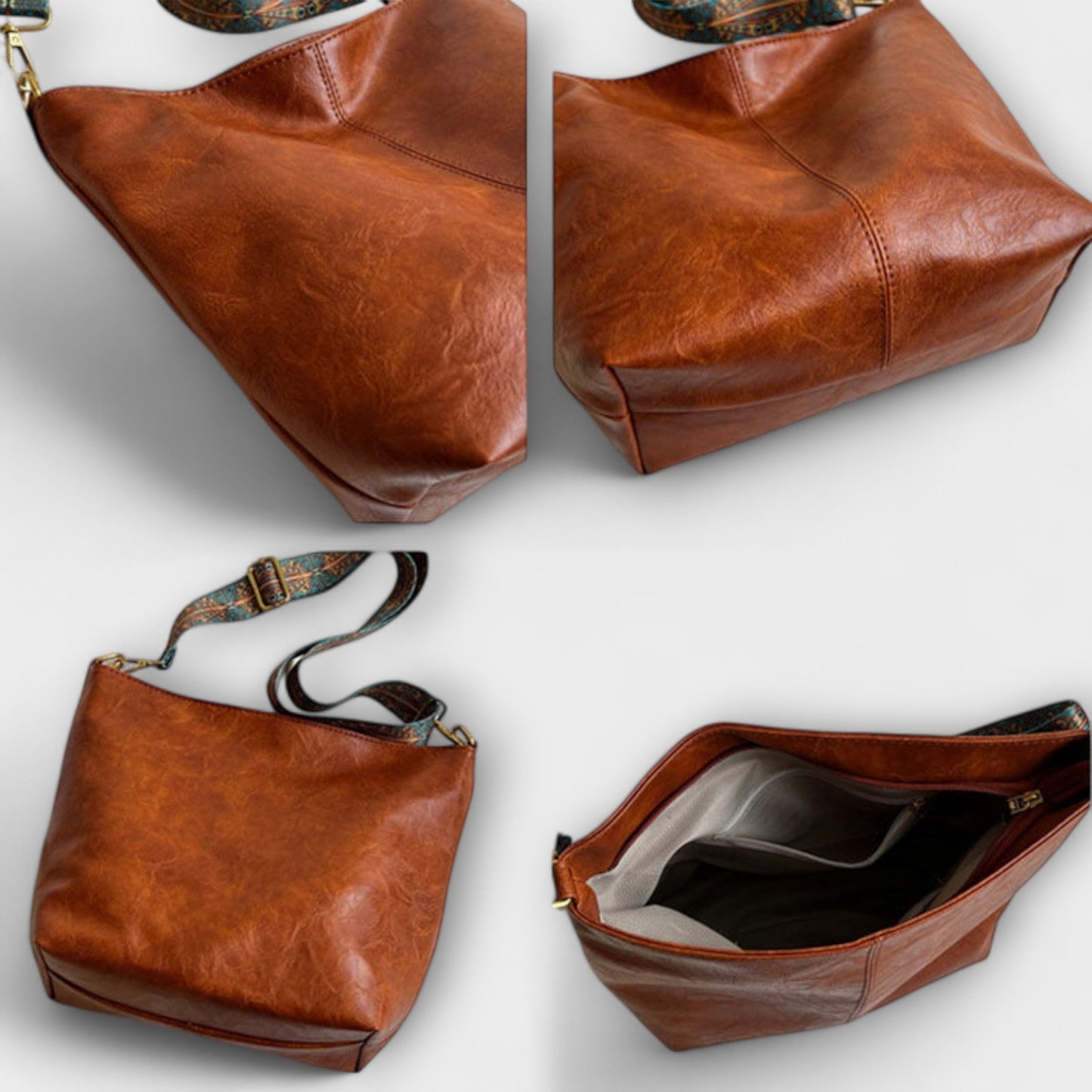 Lora. - Elegante Vintage-Handtasche