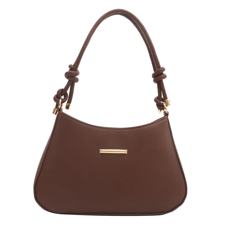 Unterarm Schultertaschen für Frauen. Neue Textur PU-Leder Umhängetasche