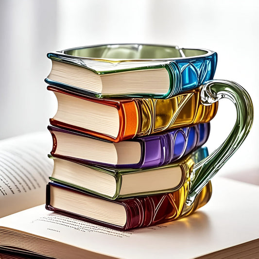 Buch-Tasse | Tasse in Form eines Gemalten Buches