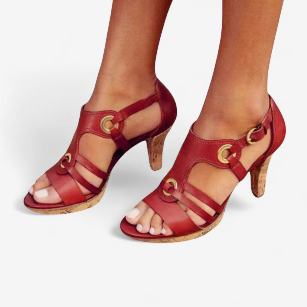 Annabella | Handgefertigte Premium-Sandalen mit Absatz
