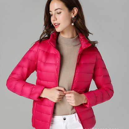 Sophie™ - Jacke aus weichem Baumwoll-Daunenmaterial