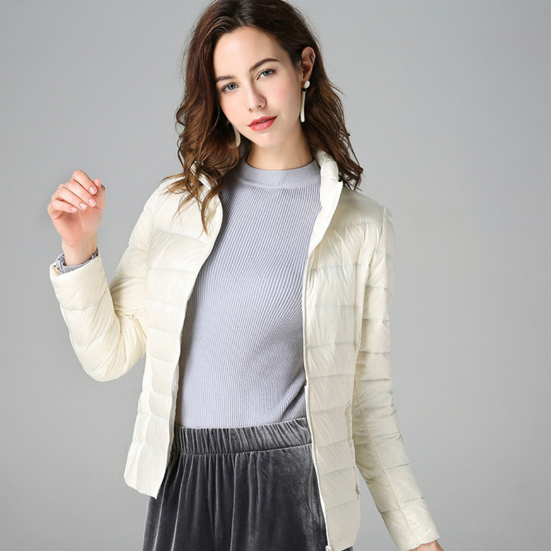 Sophie™ - Jacke aus weichem Baumwoll-Daunenmaterial