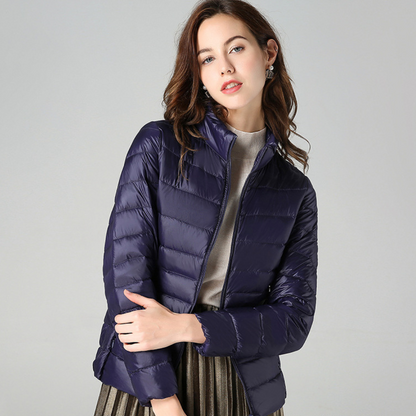 Sophie™ - Jacke aus weichem Baumwoll-Daunenmaterial