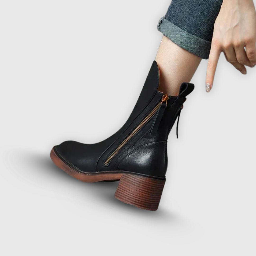 Grazia | Elegante Stiefeletten mit Blockabsatz