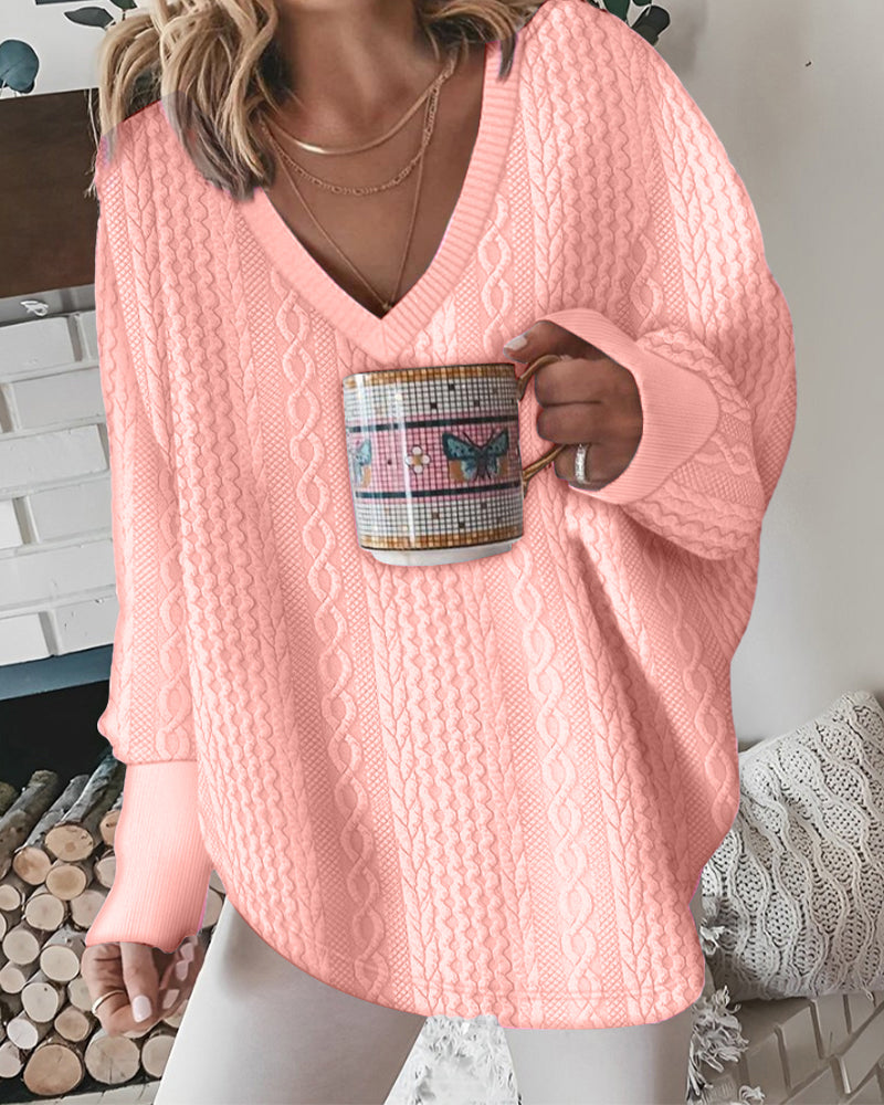Faye - Stylischer langärmeliger Pullover