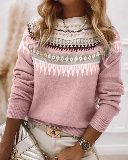 Diana - Eleganter Boho-Strickpullover für einen trendigen Look