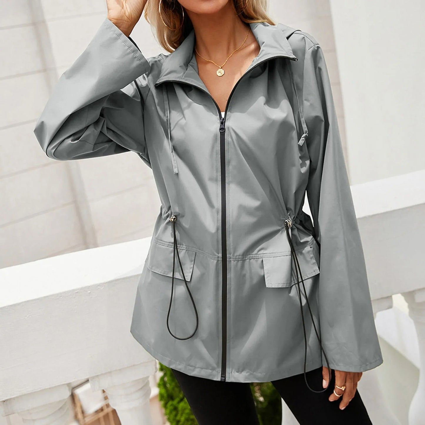 Hipper koreanischer Windbreaker für Frauen - Lily Collection