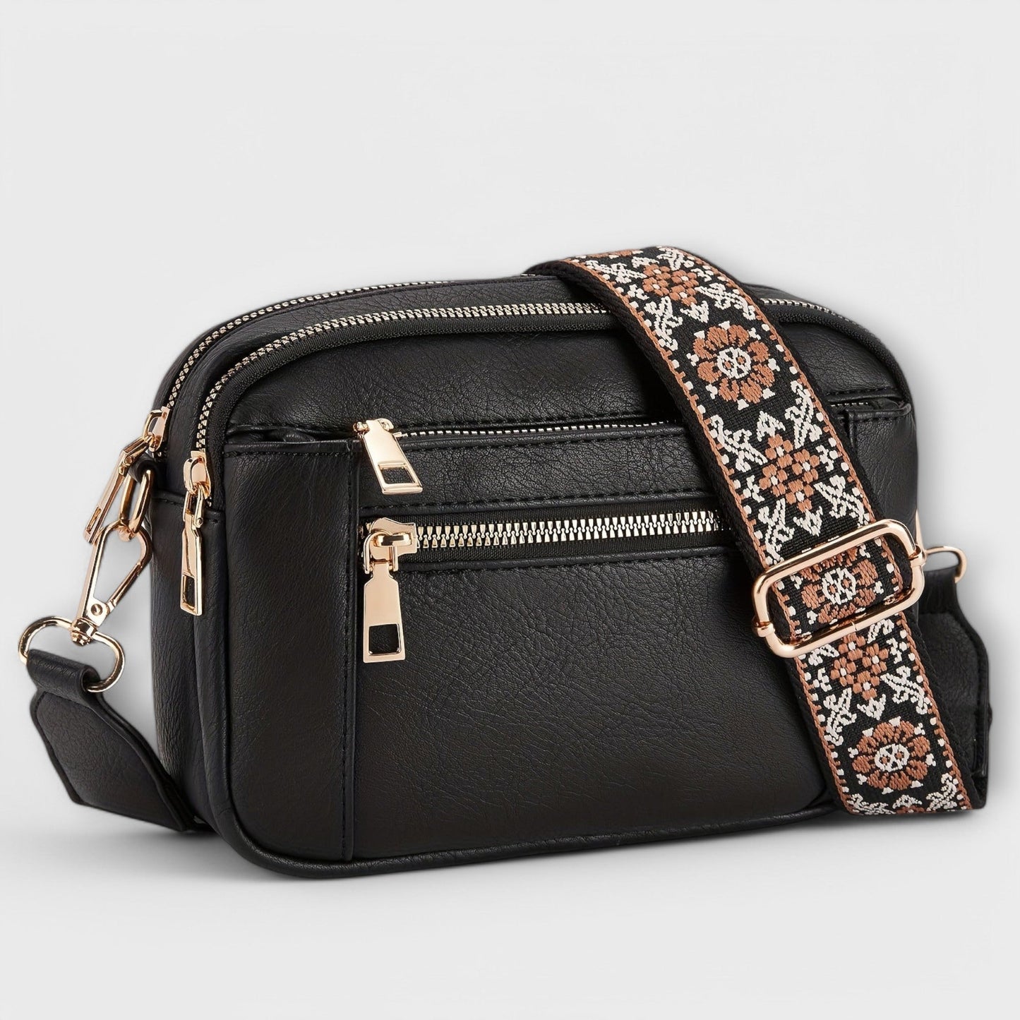 Lora. - Crossbody Tasche aus veganem Leder