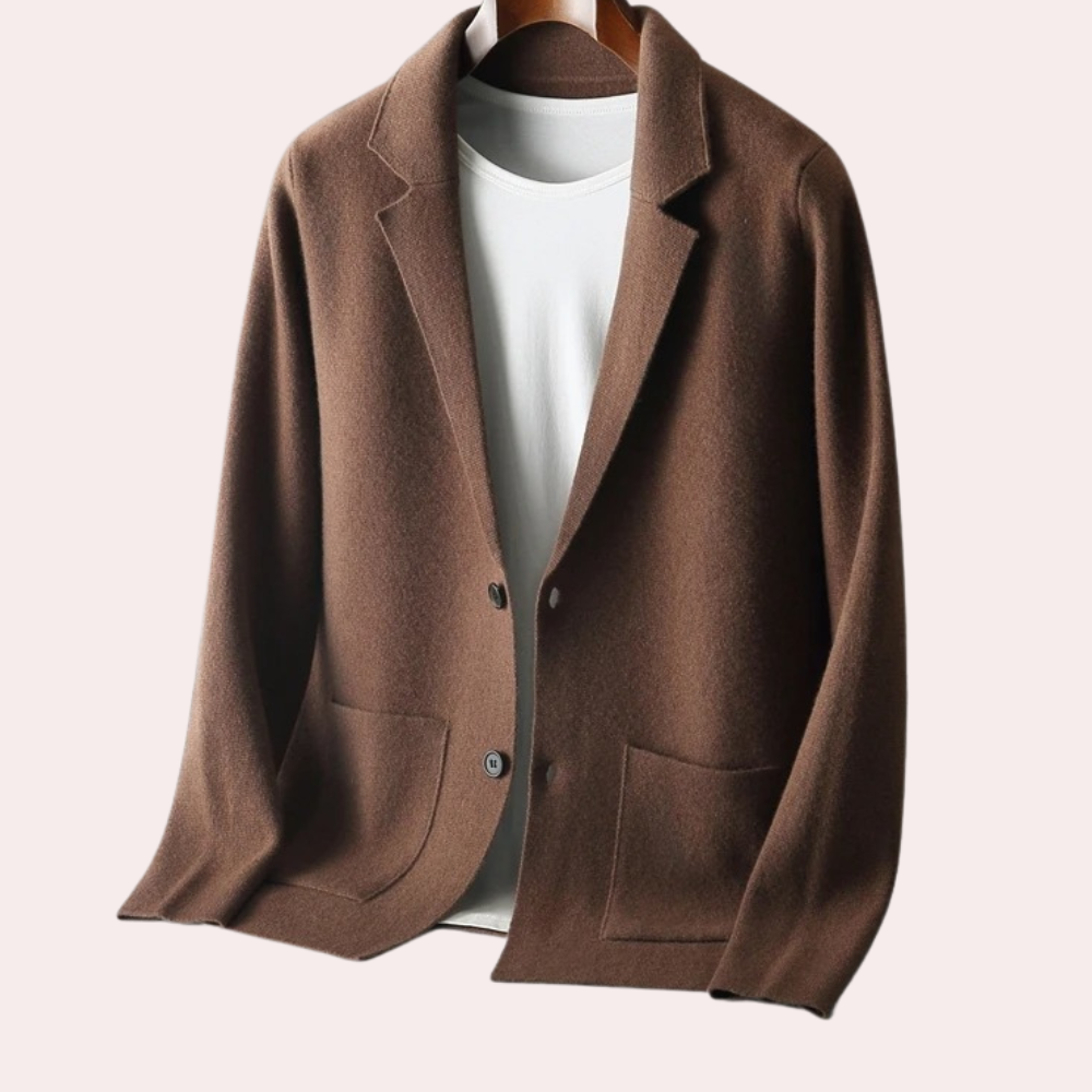 Angus - Stilvolle und kuschelige Strickjacke für Männer