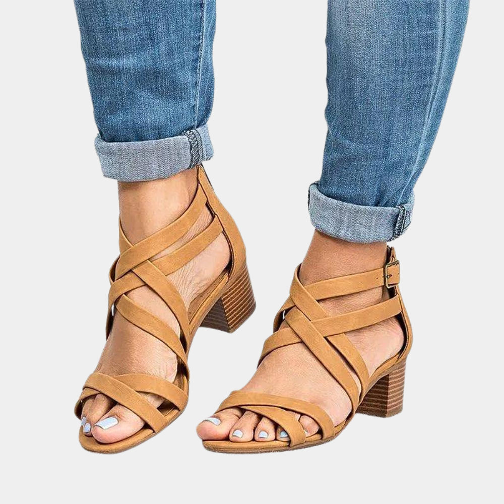 Elegante Damen-Sandalen mit trendigem Stapelabsatz