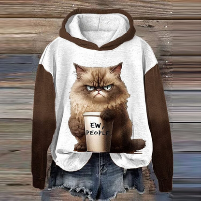 Talia - Trendiger Damenpullover mit lebhaftem Tierprint