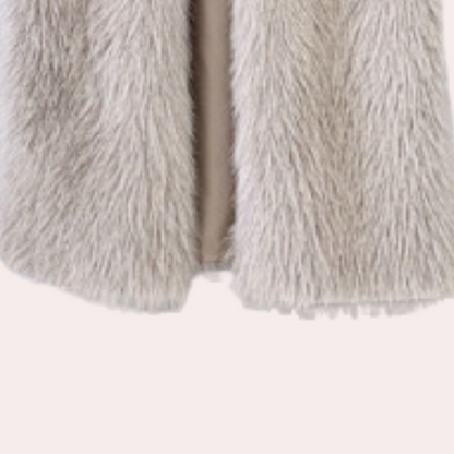 TARA - Eleganter Plüsch-Wintermantel für Damen