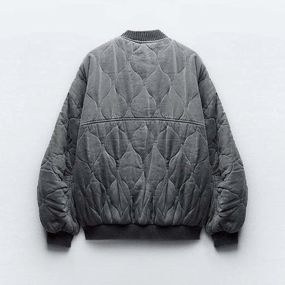 Alice™ - Lockere Bomberjacke aus Baumwolle