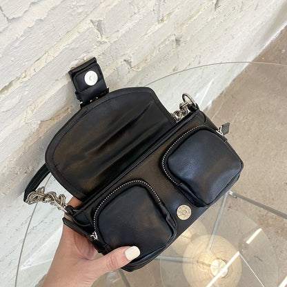 Retro Damen Kette Kleine Schultertasche