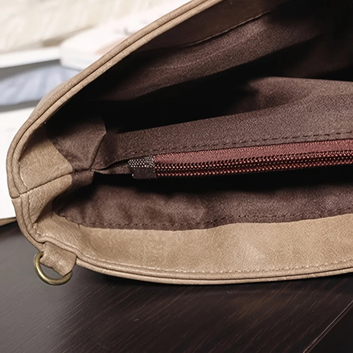 Modische Abendtasche, elegant und exquisit, vintage Leder Clutch.