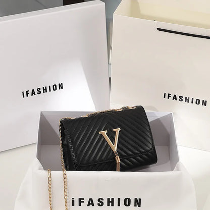 Stickerei Frauen Umhängetasche Faden Luxus Handtasche. Schultertasche