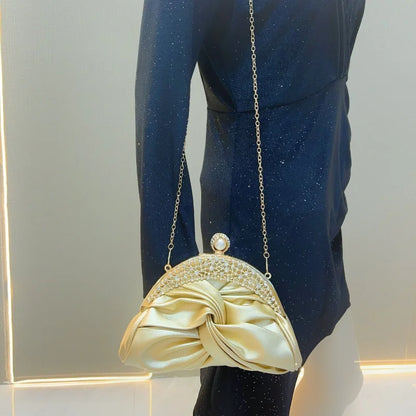 Luxuriöse Damenmode Design Handtaschen Funkelnde Bankett Clutch Tasche