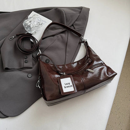 Leder Crossbody Schultertasche für Frauen 2025 Luxus Designer