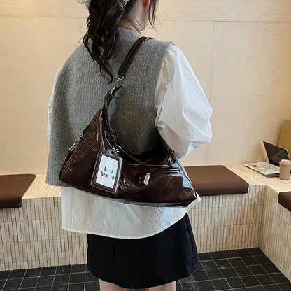 Leder Crossbody Schultertasche für Frauen 2025 Luxus Designer