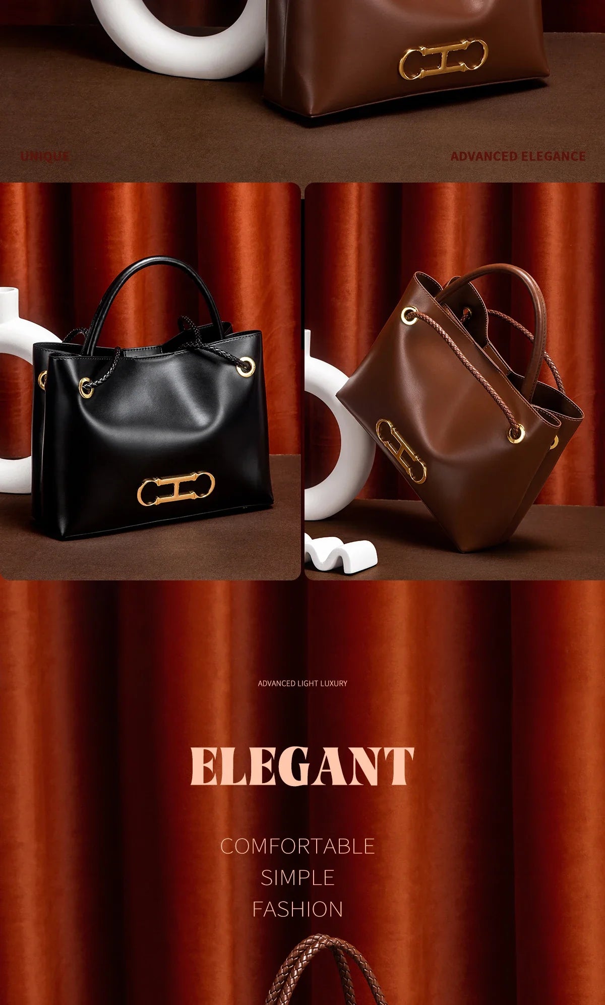 Klassisches Luxusdesign Damen Neue Handtasche Business Pendler