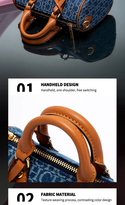 Damen Schultertasche 2025 Neue Cowboy