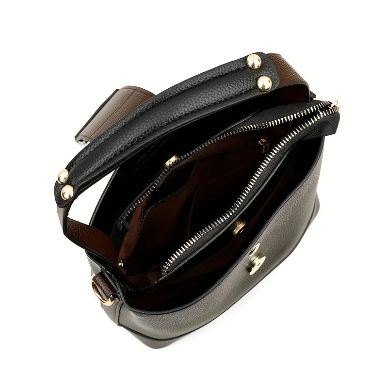 Elegante Bucket Bag mit verstellbarem Schulterriemen - Vielseitig und leicht