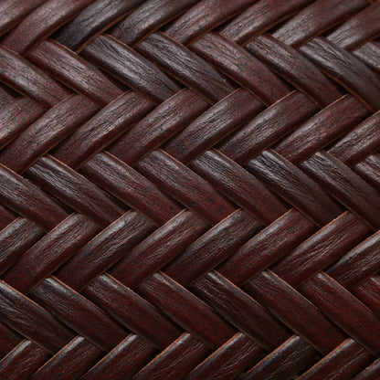 Echte Leder Schultertasche Weben Lässige Einkaufstasche