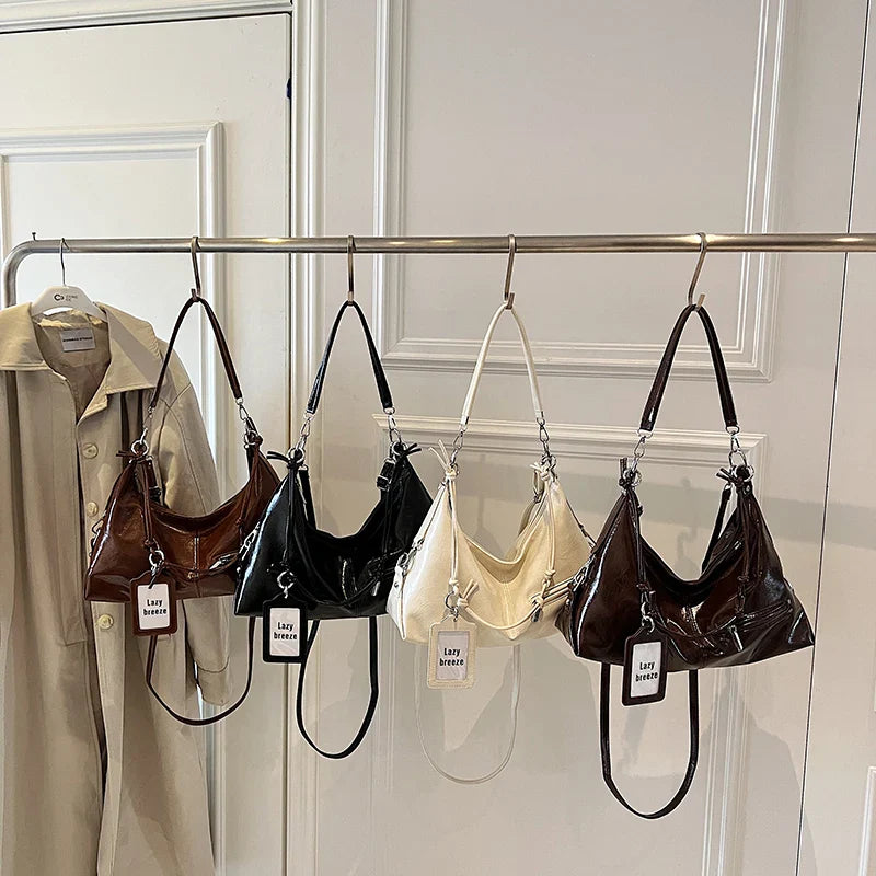 Leder Crossbody Schultertasche für Frauen 2025 Luxus Designer