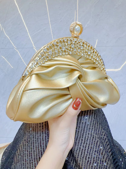 Luxuriöse Damenmode Design Handtaschen Funkelnde Bankett Clutch Tasche