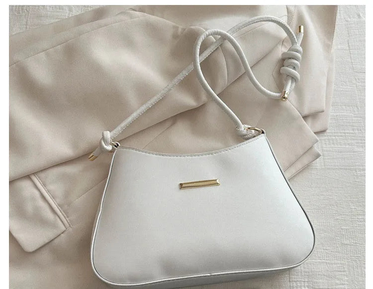 Unterarm Schultertaschen für Frauen. Neue Textur PU-Leder Umhängetasche