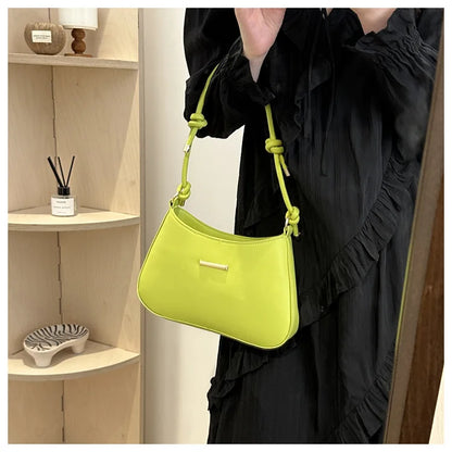 Unterarm Schultertaschen für Frauen. Neue Textur PU-Leder Umhängetasche