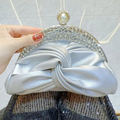 Luxuriöse Damenmode Design Handtaschen Funkelnde Bankett Clutch Tasche