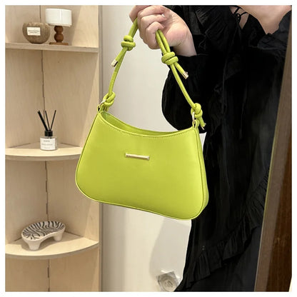 Unterarm Schultertaschen für Frauen. Neue Textur PU-Leder Umhängetasche