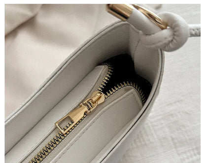 Unterarm Schultertaschen für Frauen. Neue Textur PU-Leder Umhängetasche