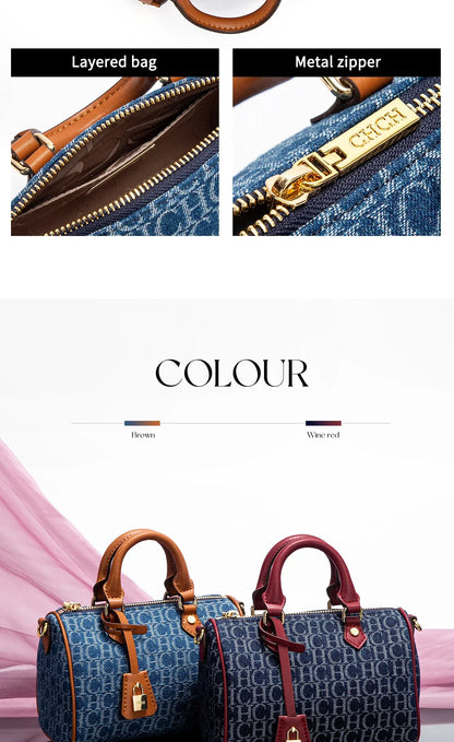 Damen Schultertasche 2025 Neue Cowboy