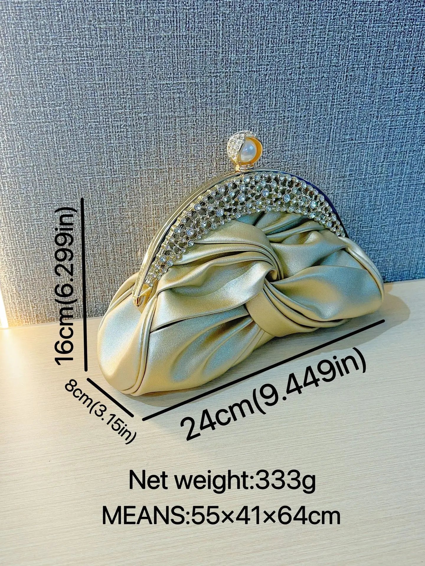 Luxuriöse Damenmode Design Handtaschen Funkelnde Bankett Clutch Tasche