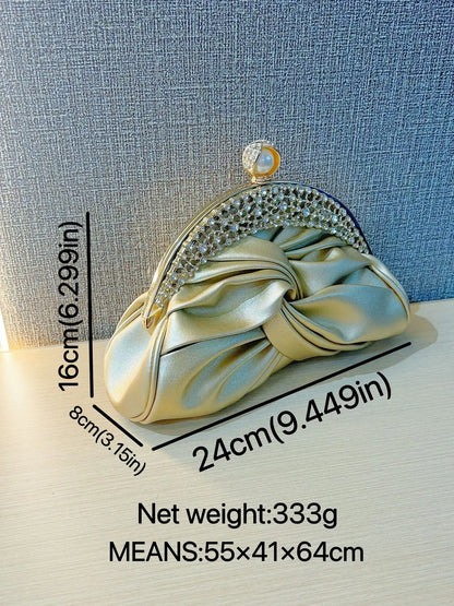 Luxuriöse Damenmode Design Handtaschen Funkelnde Bankett Clutch Tasche