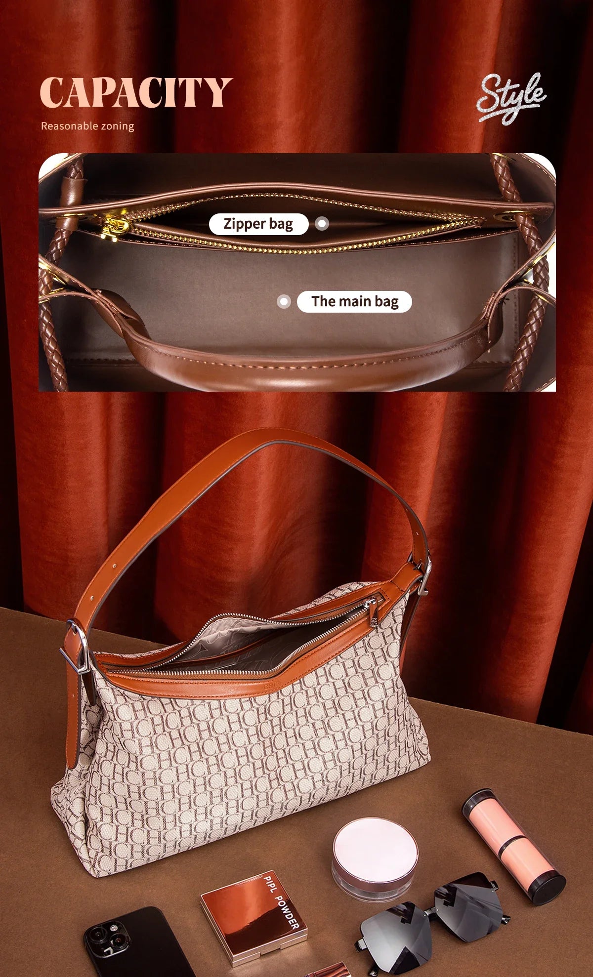 Klassisches Luxusdesign Damen Neue Handtasche Business Pendler