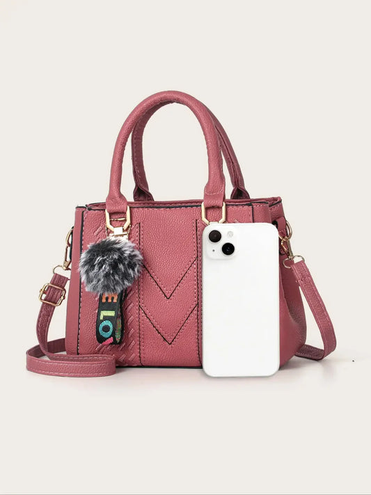 Modische große Kapazität bestickte Damen Umhängetasche