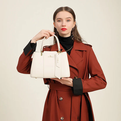 Luxuriöse Handtasche Mode Druck Große Kapazität Weiches Leder