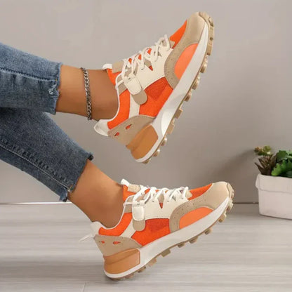 Chic Calliope - Trendy Colourblock Sneakers für Frauen