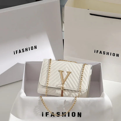 Stickerei Frauen Umhängetasche Faden Luxus Handtasche. Schultertasche