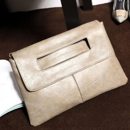 Modische Abendtasche, elegant und exquisit, vintage Leder Clutch.