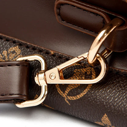 Luxuriöse Handtasche Mode Druck Große Kapazität Weiches Leder