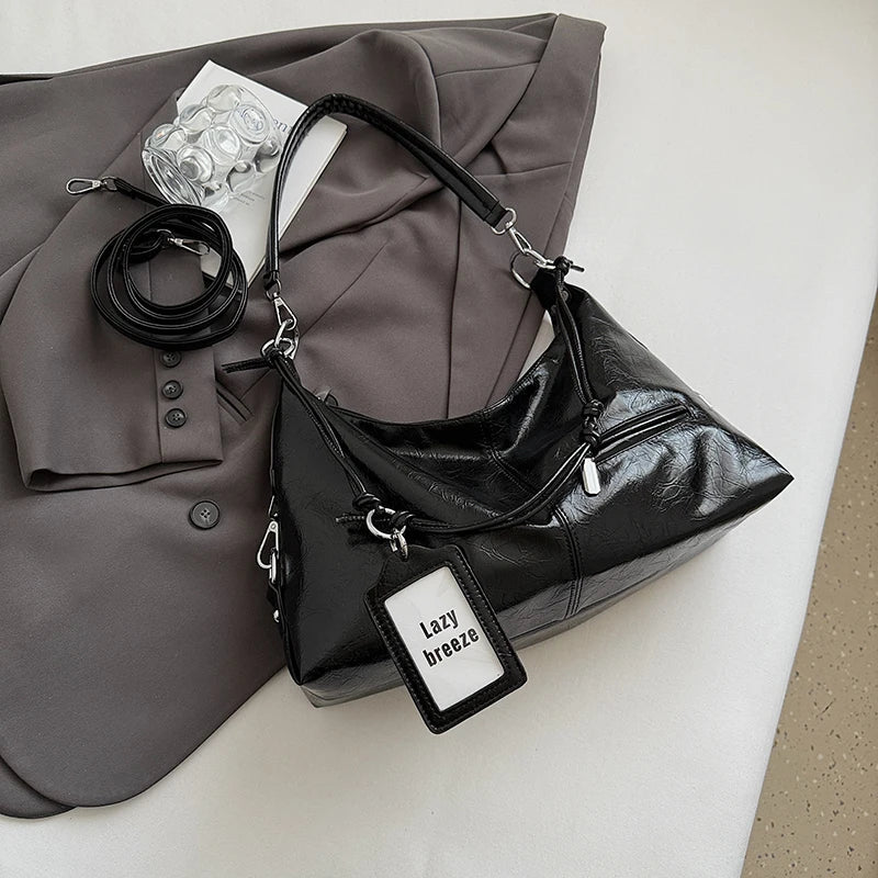 Leder Crossbody Schultertasche für Frauen 2025 Luxus Designer