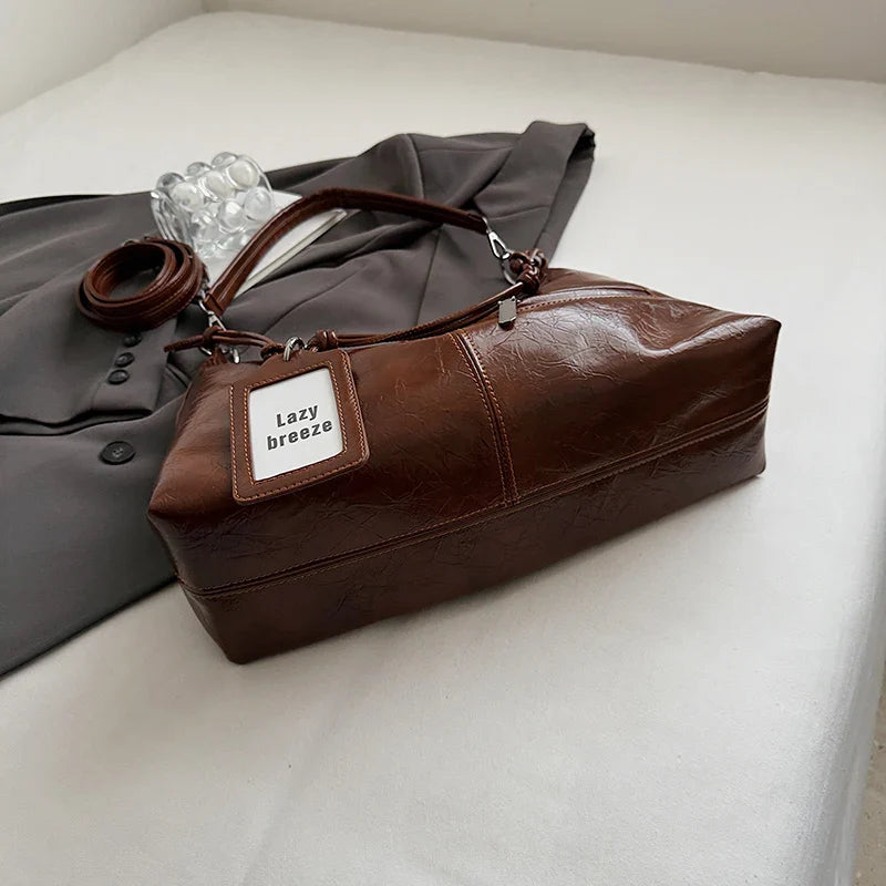 Leder Crossbody Schultertasche für Frauen 2025 Luxus Designer