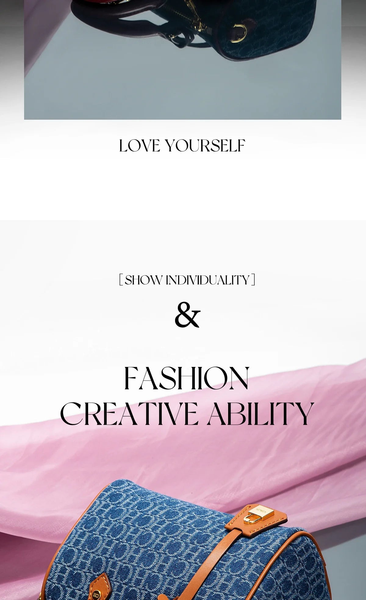 Damen Schultertasche 2025 Neue Cowboy