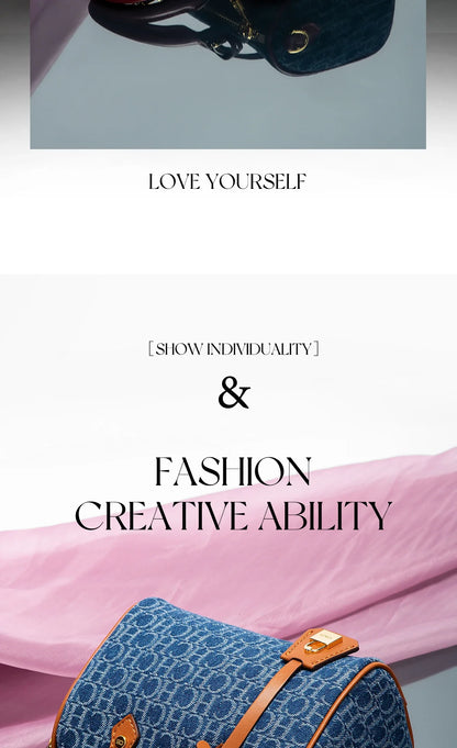 Damen Schultertasche 2025 Neue Cowboy